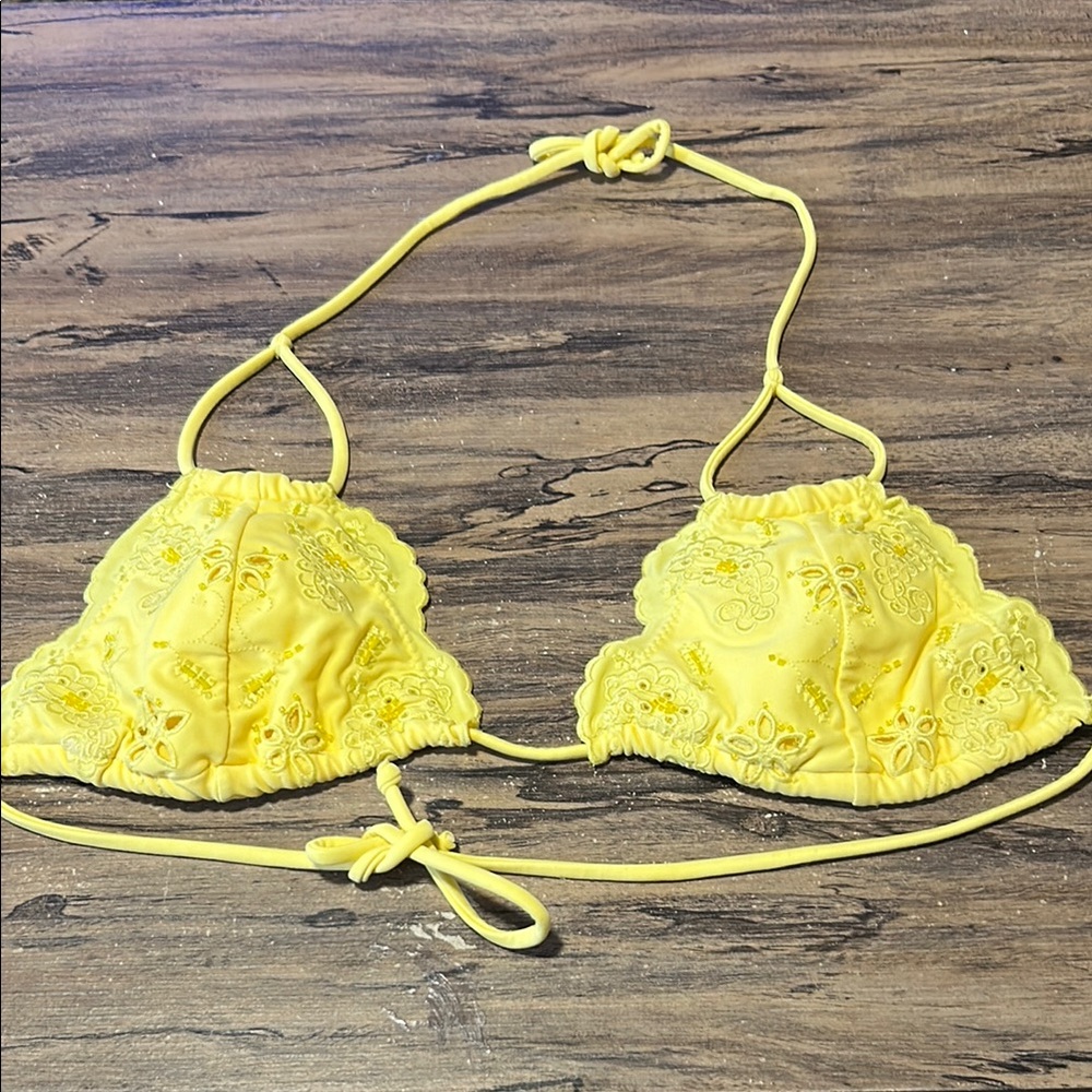 💕Yellow Bikini Top